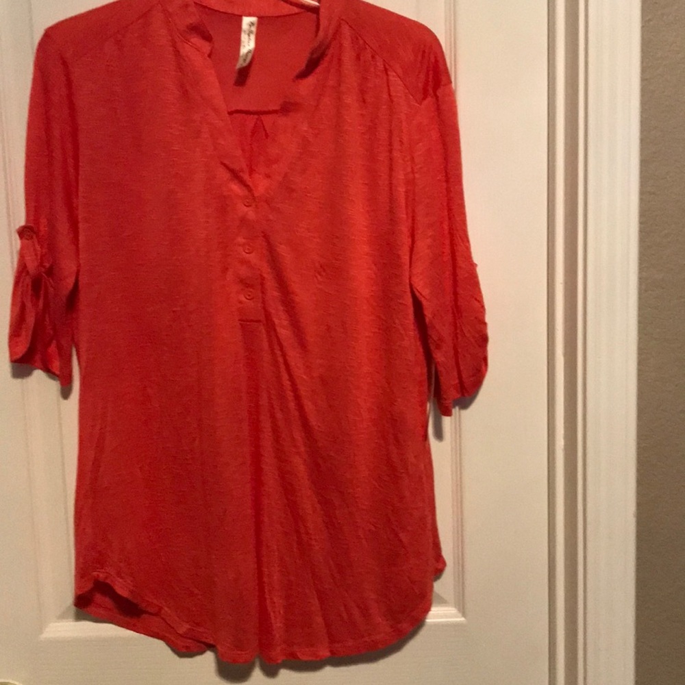 Per Seption  orange  top size L